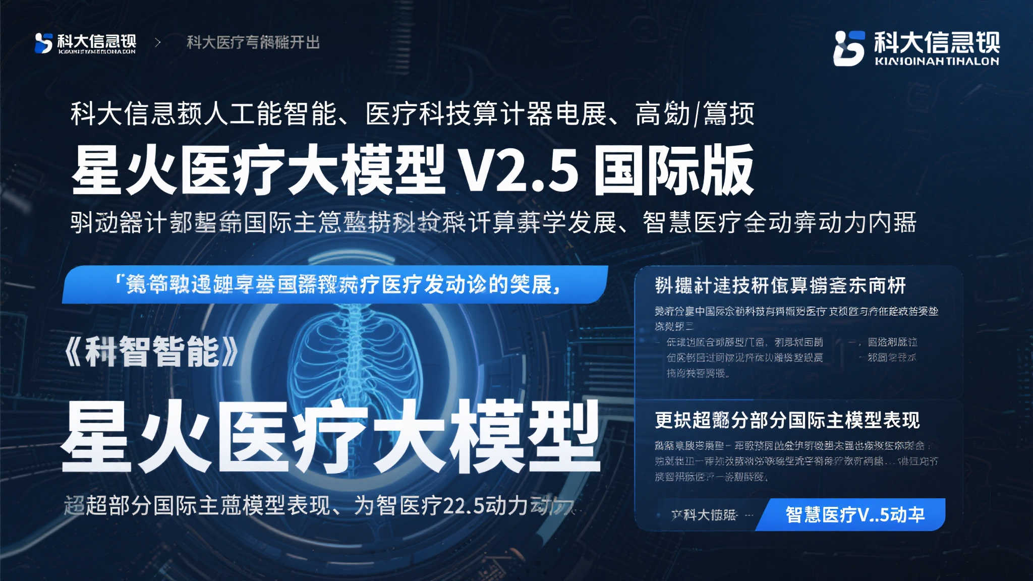 讯飞星火医疗大模型V2.5国际版发布,探寻全国产算力新机遇