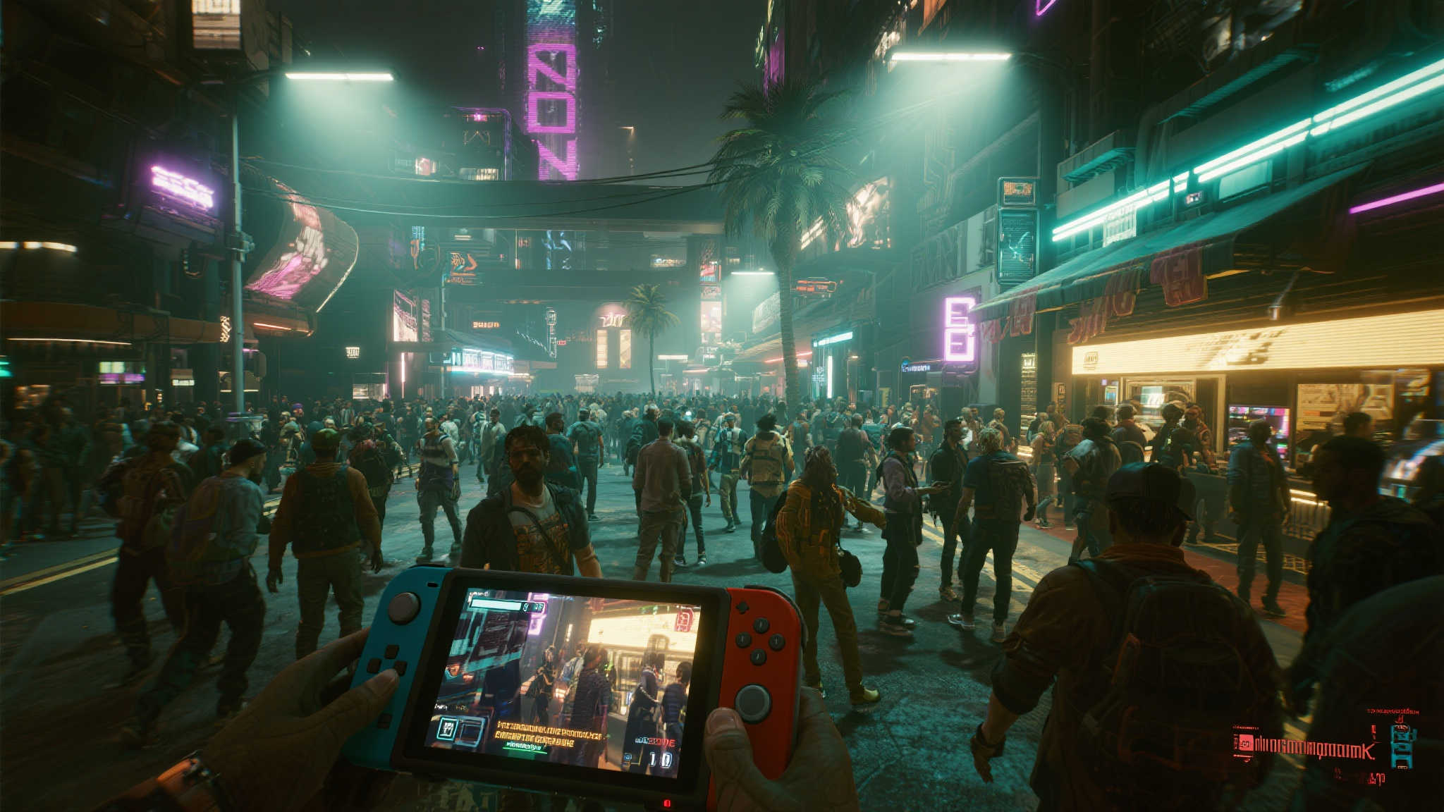 《赛博朋克2077》Switch2版画面曝光:细节惊艳绝伦!